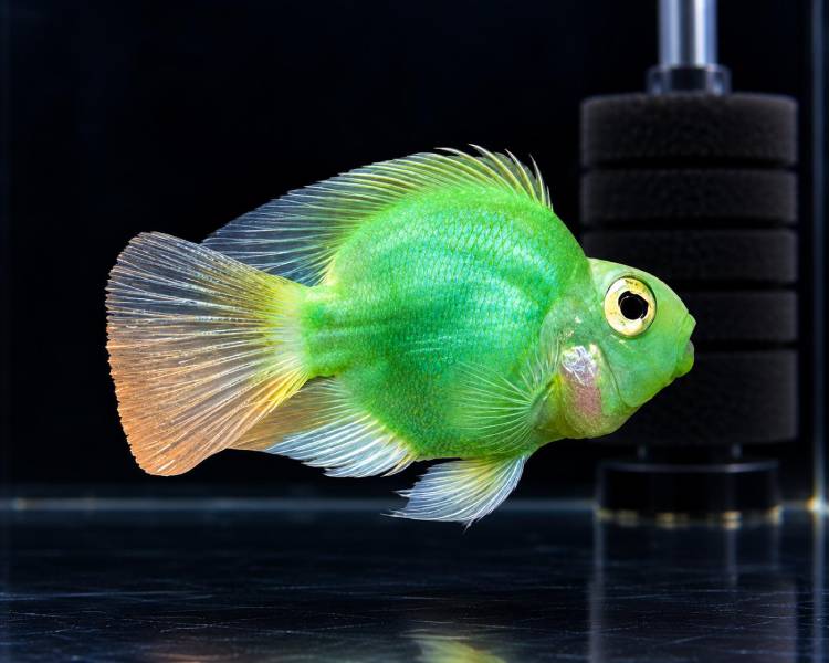 Green Parrot Fish Hybrid 5cm